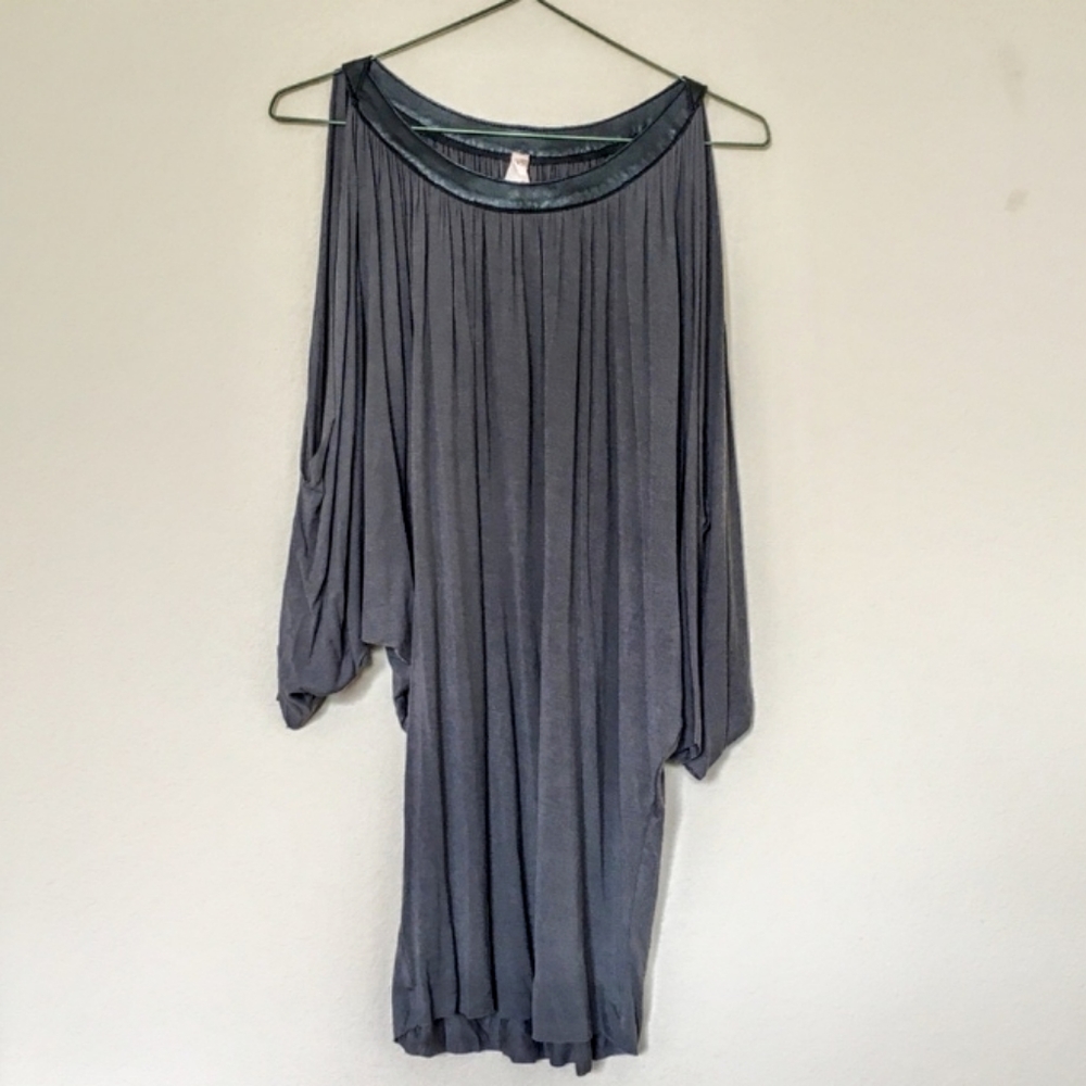 Bailey 44 Leather Trim Top Size XS